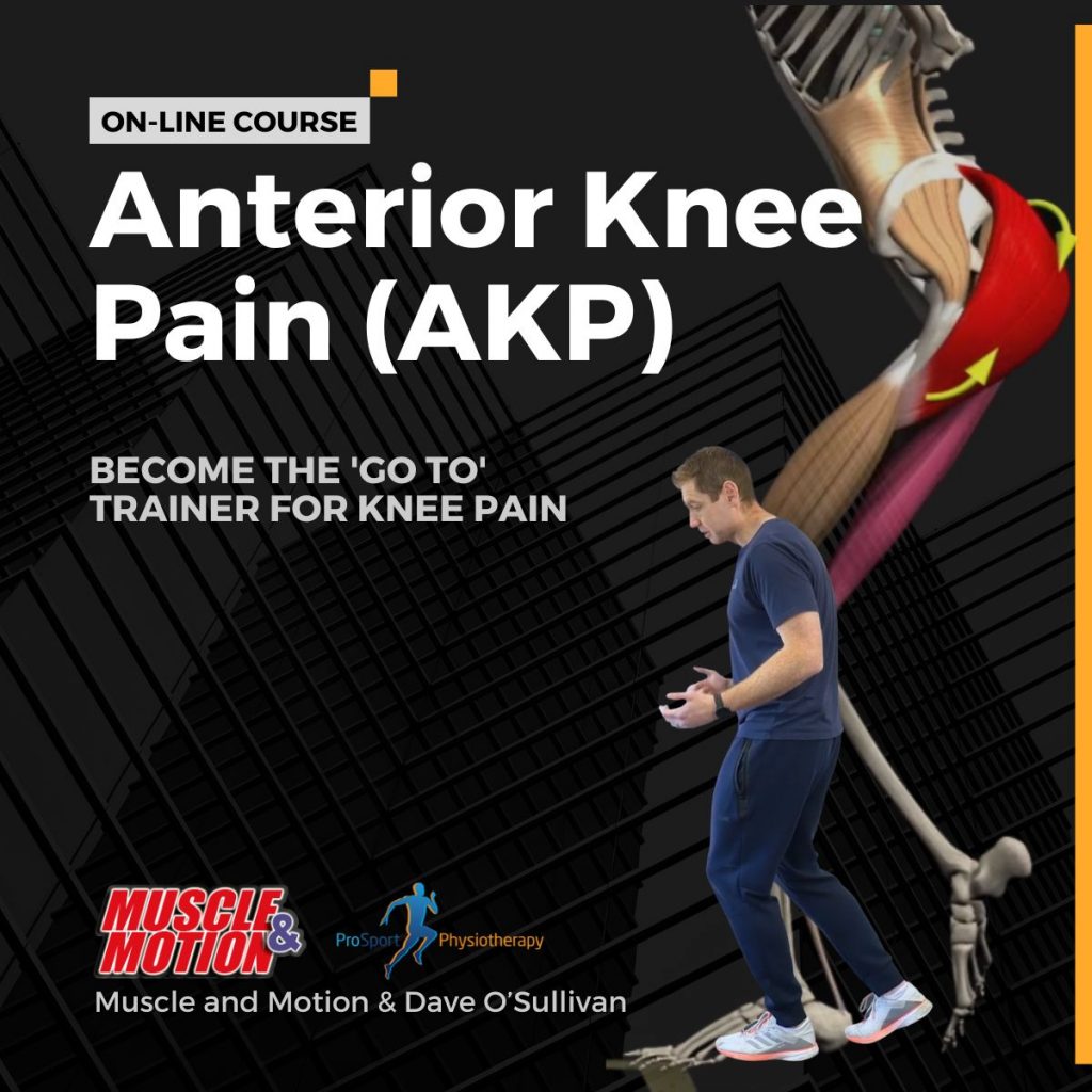 Anterior Knee Pain online course