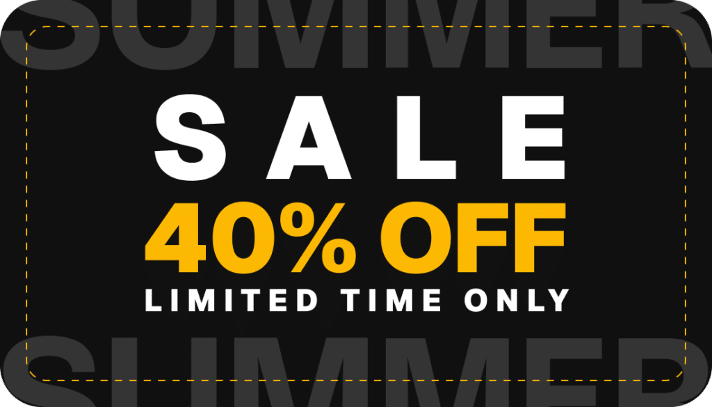 Summer sale 40%
