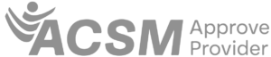 ACSM approved provider